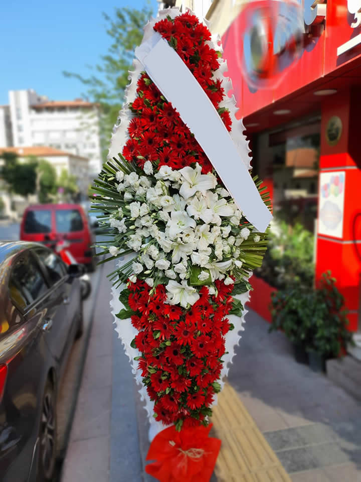 Kırmızı Beyaz Gelin Duvağı - Kütahya çiçekçi