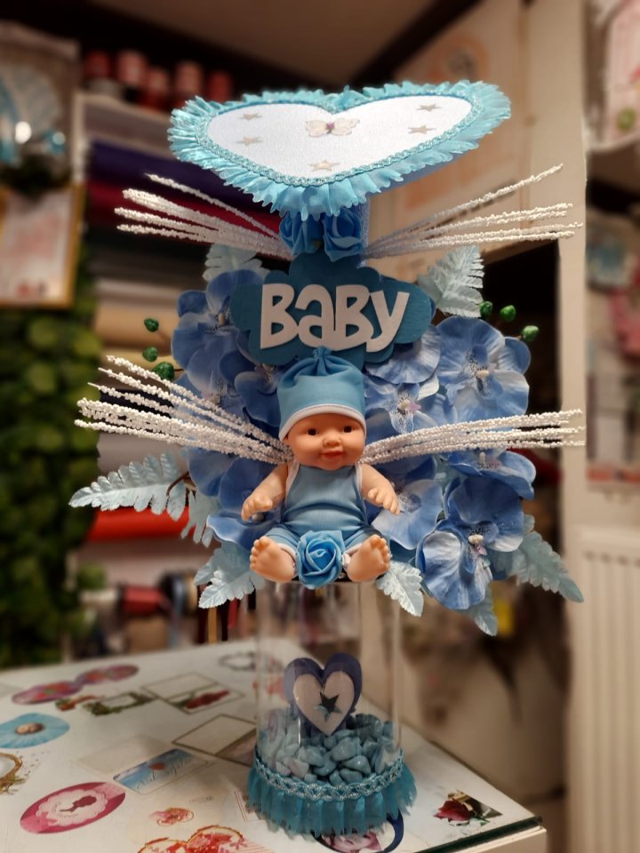 Erkek Bebekli Çiçek- Kütahya Çiçekçi