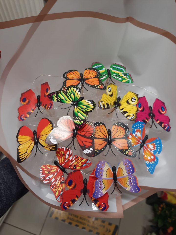 Işıklı Kelebek buketi | Kütahya Nergiz Çiçekçilik